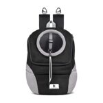 Dad's Dog® Head-Out Backpack Carrier for Dogs Cats. Black