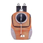 Dad's Dog® Head-Out Backpack Carrier for Dogs Cats. Saffron